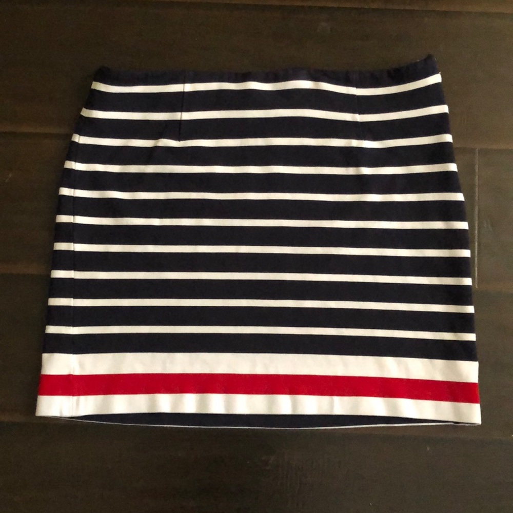 Striped skirt- banana republic 4th of July